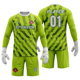 Custom Jungle Pulse Soccer Goalkeeper Jersey Set